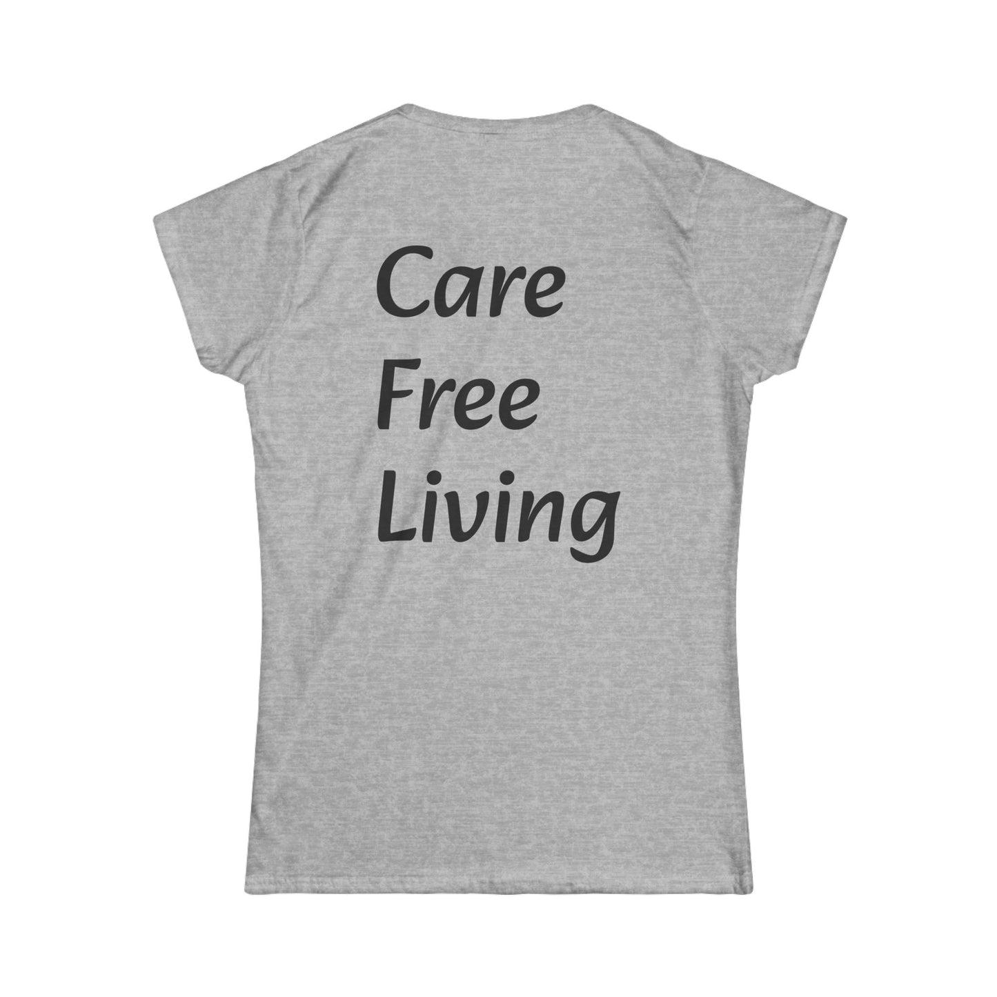 Women's Botanical Carefree Tee, Nature-Inspired Cotton Shirt, Relaxed Summer Top, Gift for Nature Lovers, Eco-Friendly Apparel