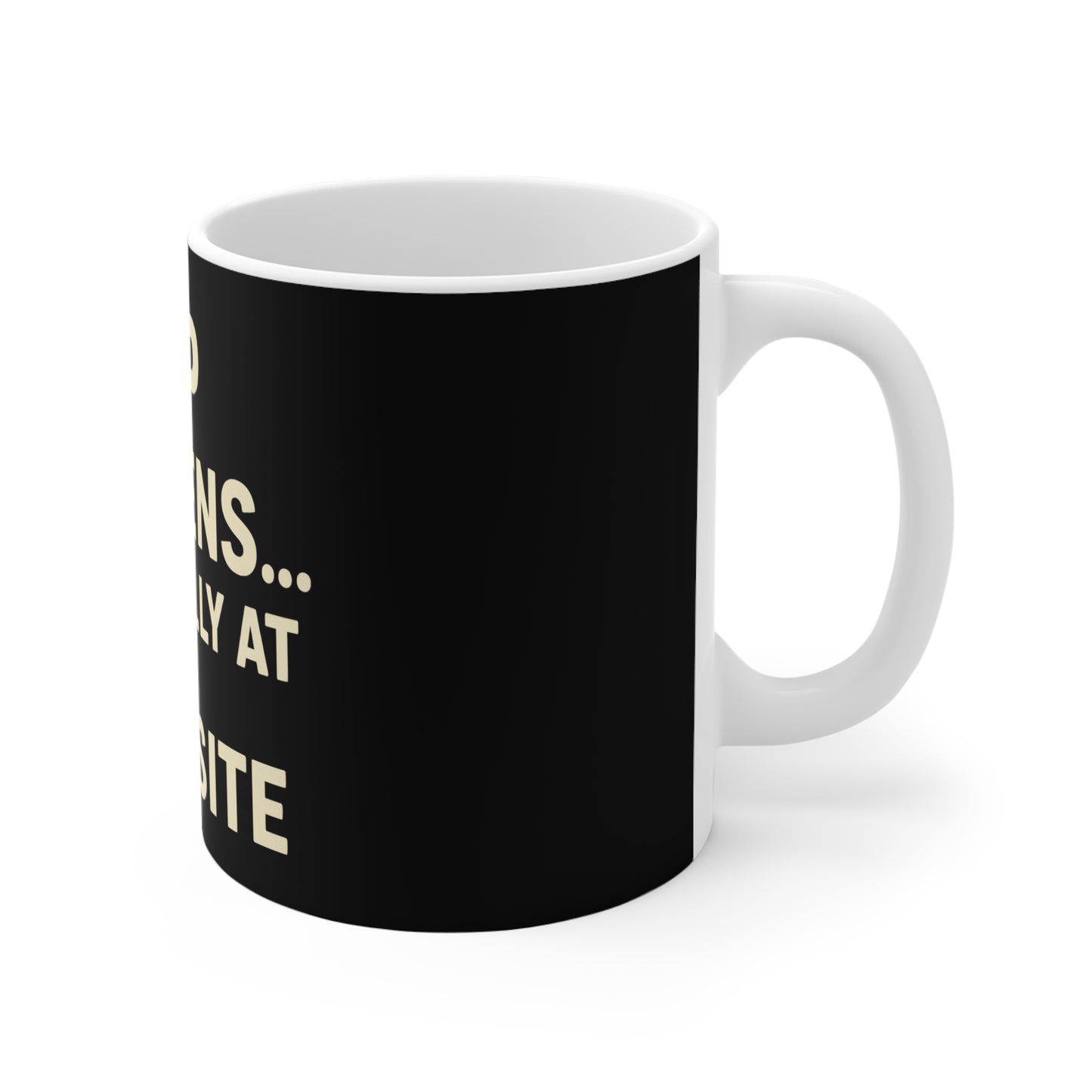 Camping Mug, Sip Happens Ceramic Coffee Cup, Outdoor Adventure Drinkware, Gift for Campers, Hiking Enthusiasts