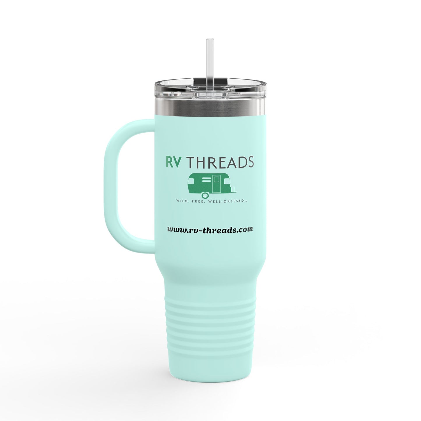 Stylish Insulated Travel Mug, Perfect for Road Trips, RV Enthusiasts, Hot & Cold Beverages, Camping Gear, Eco-Friendly Drinkware