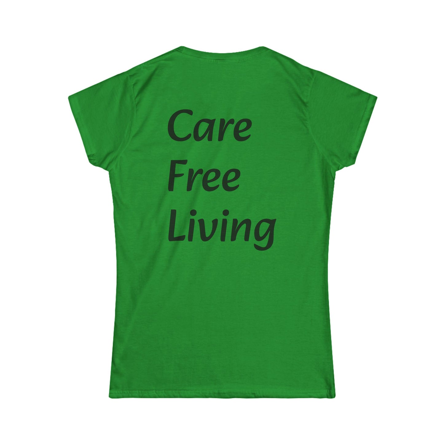 Women's Botanical Carefree Tee, Nature-Inspired Cotton Shirt, Relaxed Summer Top, Gift for Nature Lovers, Eco-Friendly Apparel