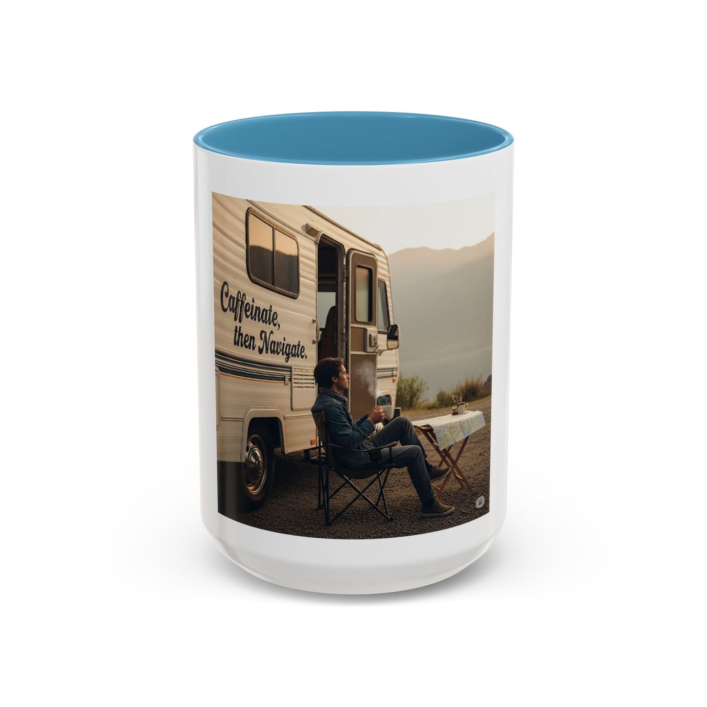 Camping Vibes Coffee Mug, Adventure Mug, Caffeine Lover Gift, Outdoor Decor, Travel Mug, RV Life Cup