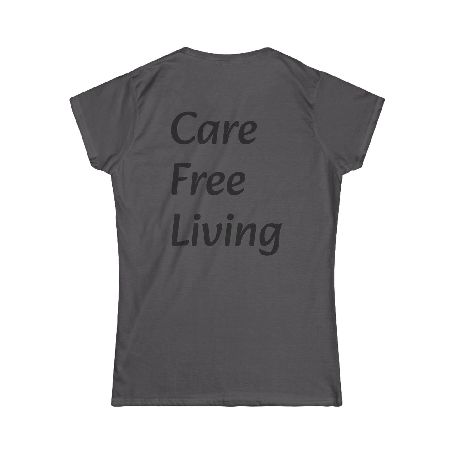 Women's Botanical Carefree Tee, Nature-Inspired Cotton Shirt, Relaxed Summer Top, Gift for Nature Lovers, Eco-Friendly Apparel