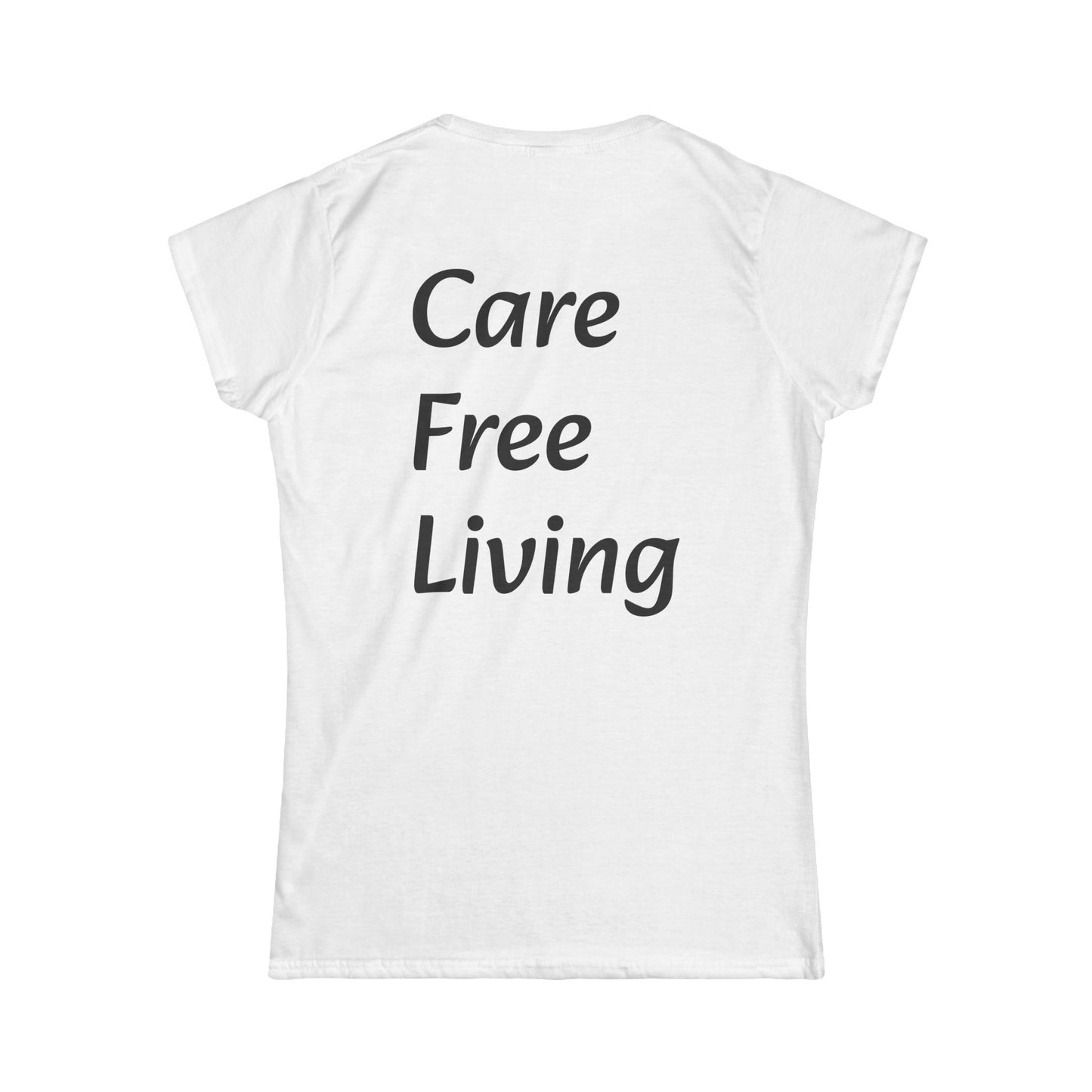 Women's Botanical Carefree Tee, Nature-Inspired Cotton Shirt, Relaxed Summer Top, Gift for Nature Lovers, Eco-Friendly Apparel