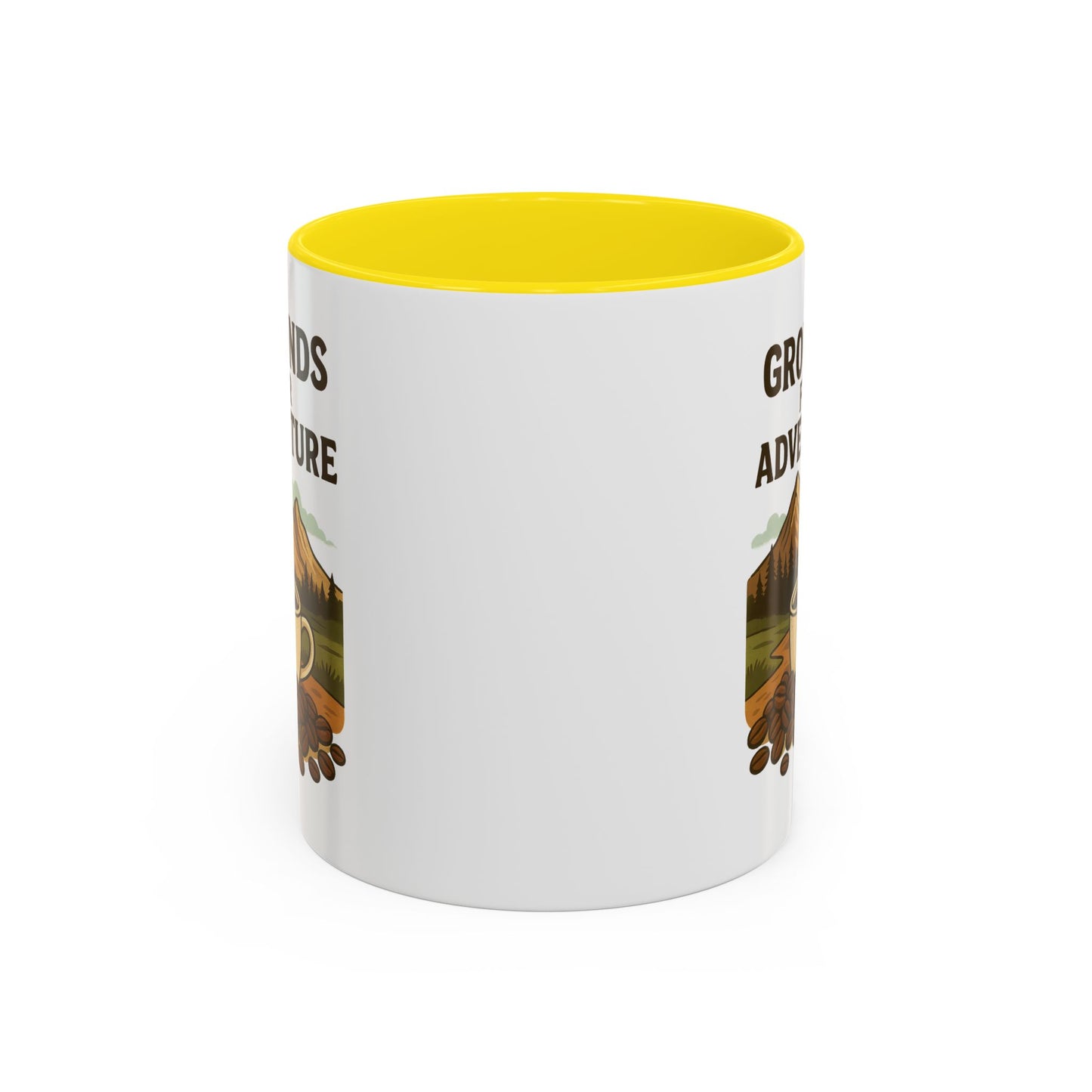 Adventurous Coffee Mug: Grounds for Adventure, Travel Mug, Camping Gift, Coffee Lover’s Present, Hiking Accessory
