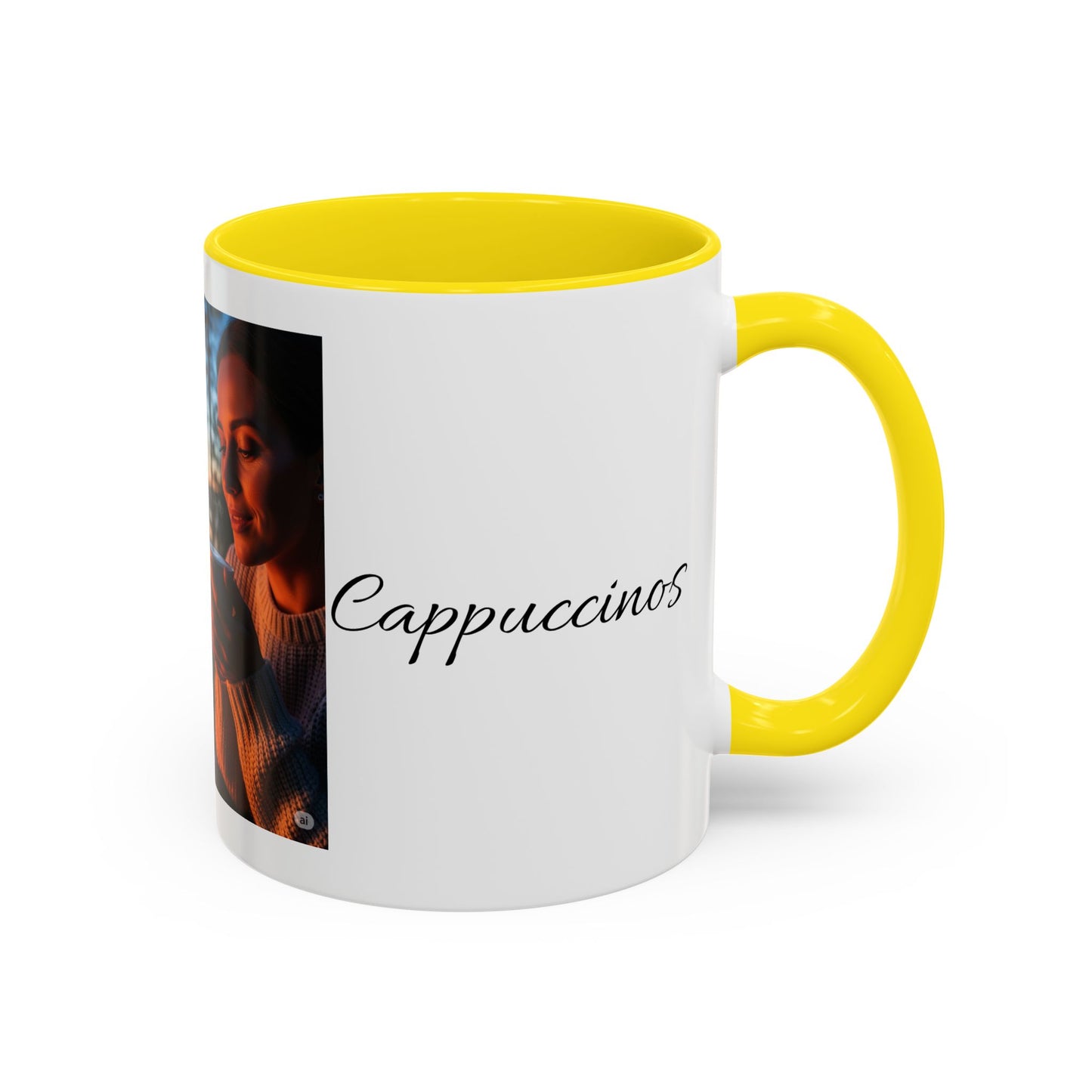 Accent Coffee Mug - Cozy Coffee Moments, Perfect for Friends and Family, Gifts for Coffee Lovers, Relaxation, and Holidays
