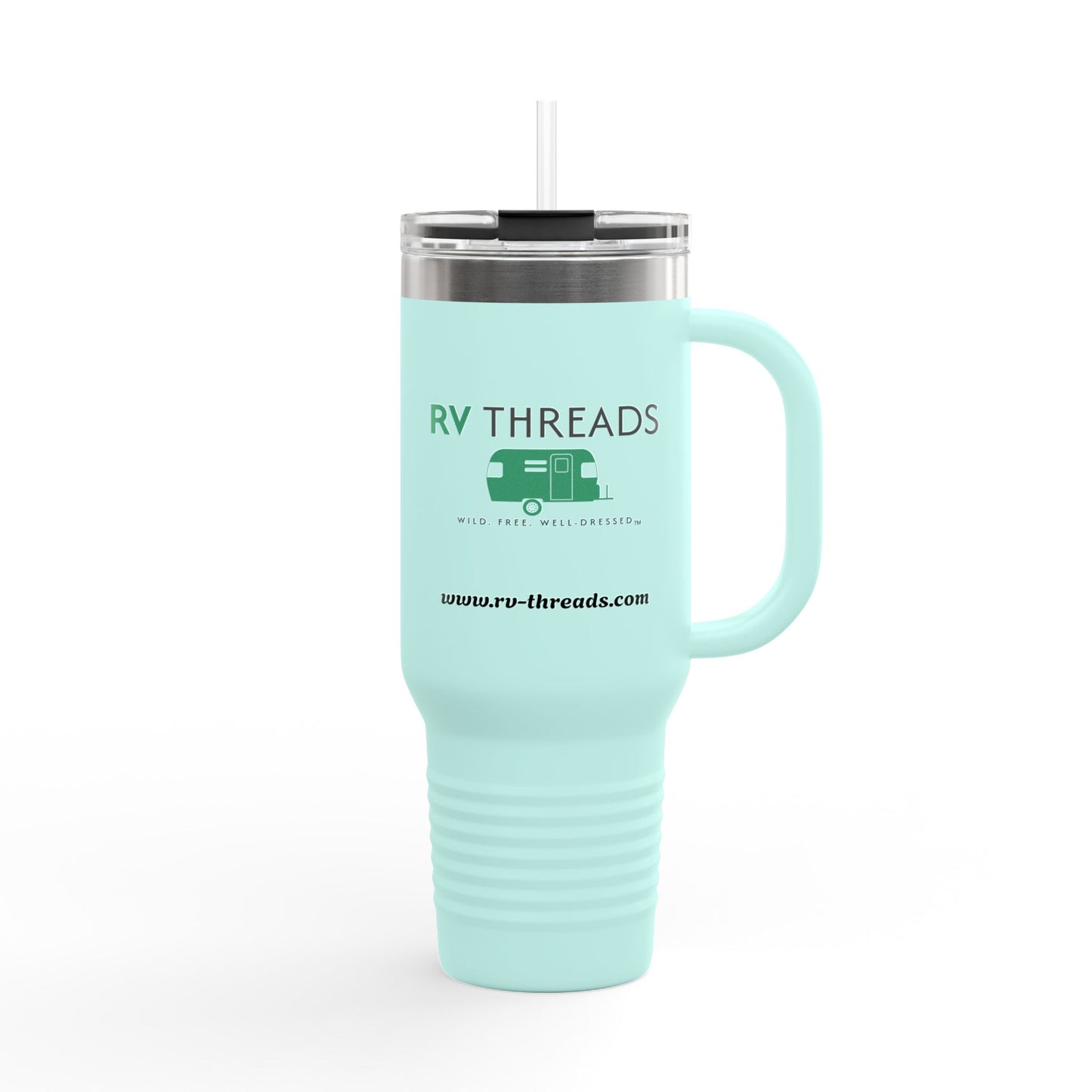 Stylish Insulated Travel Mug, Perfect for Road Trips, RV Enthusiasts, Hot & Cold Beverages, Camping Gear, Eco-Friendly Drinkware