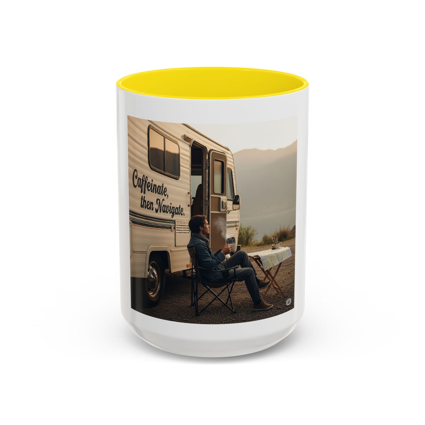 Camping Vibes Coffee Mug, Adventure Mug, Caffeine Lover Gift, Outdoor Decor, Travel Mug, RV Life Cup