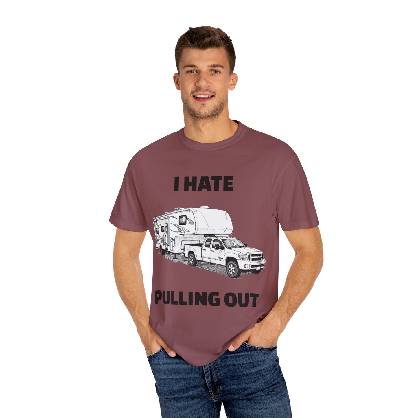 Funny RV Camping T-shirt, I Hate Pulling Out Tee, Gift for RV Lovers, Unisex Graphic Shirt, Adventure Apparel