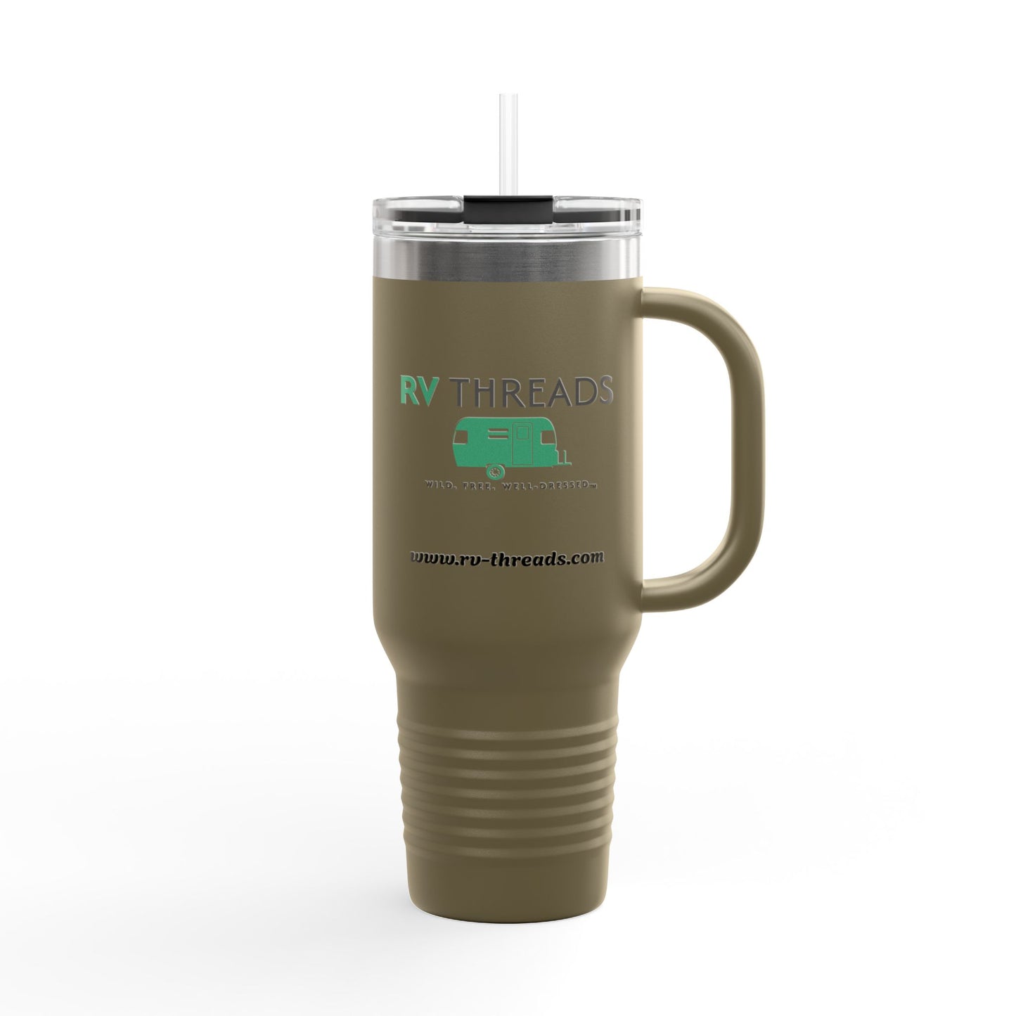 Stylish Insulated Travel Mug, Perfect for Road Trips, RV Enthusiasts, Hot & Cold Beverages, Camping Gear, Eco-Friendly Drinkware