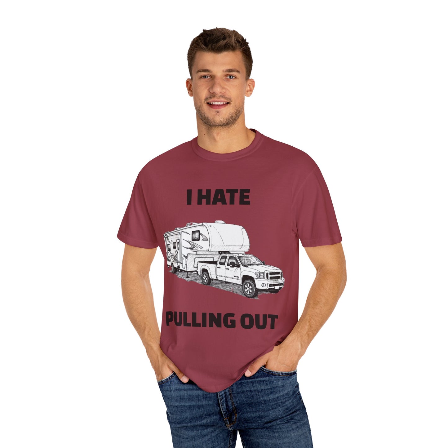 Funny RV Camping T-shirt, I Hate Pulling Out Tee, Gift for RV Lovers, Unisex Graphic Shirt, Adventure Apparel