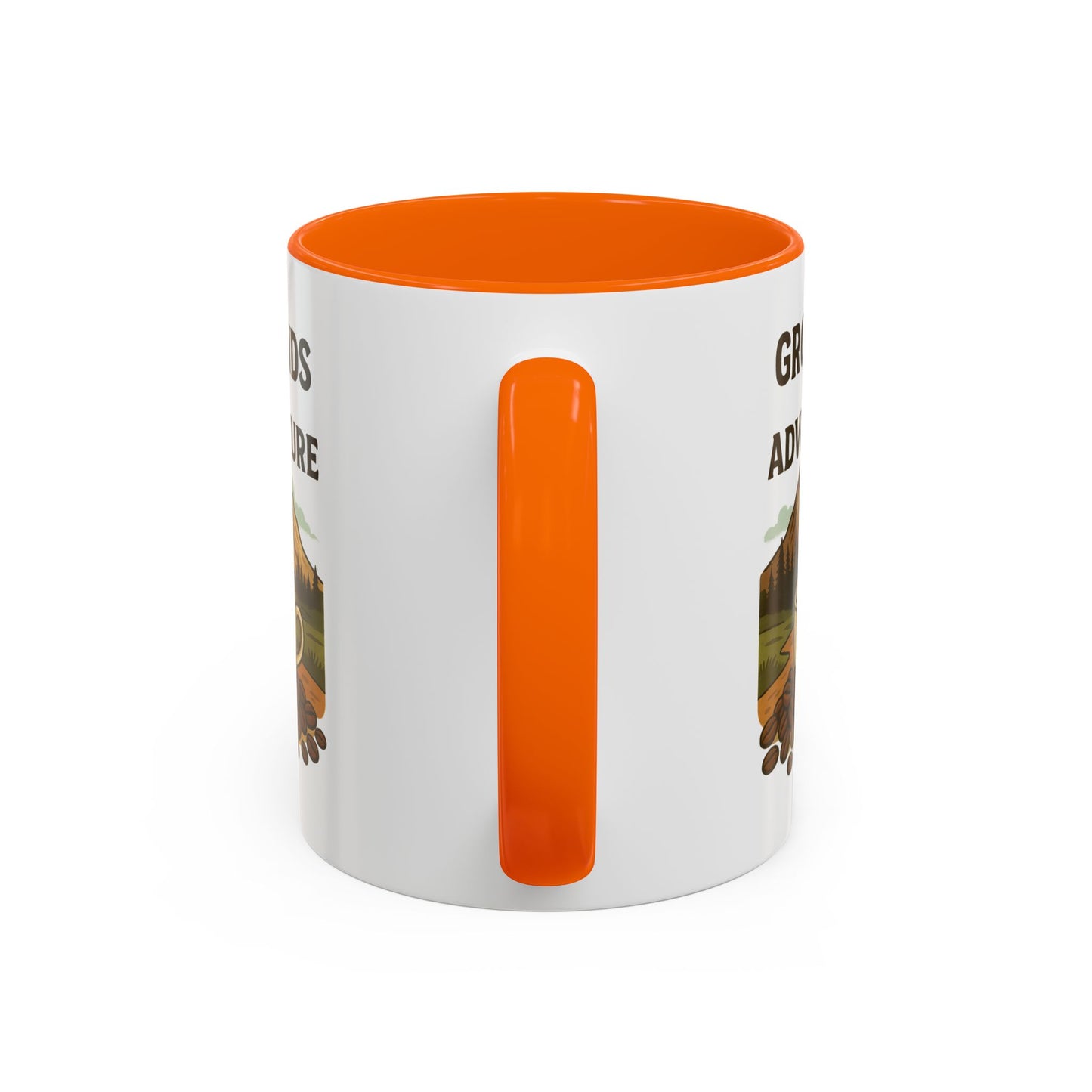 Adventurous Coffee Mug: Grounds for Adventure, Travel Mug, Camping Gift, Coffee Lover’s Present, Hiking Accessory