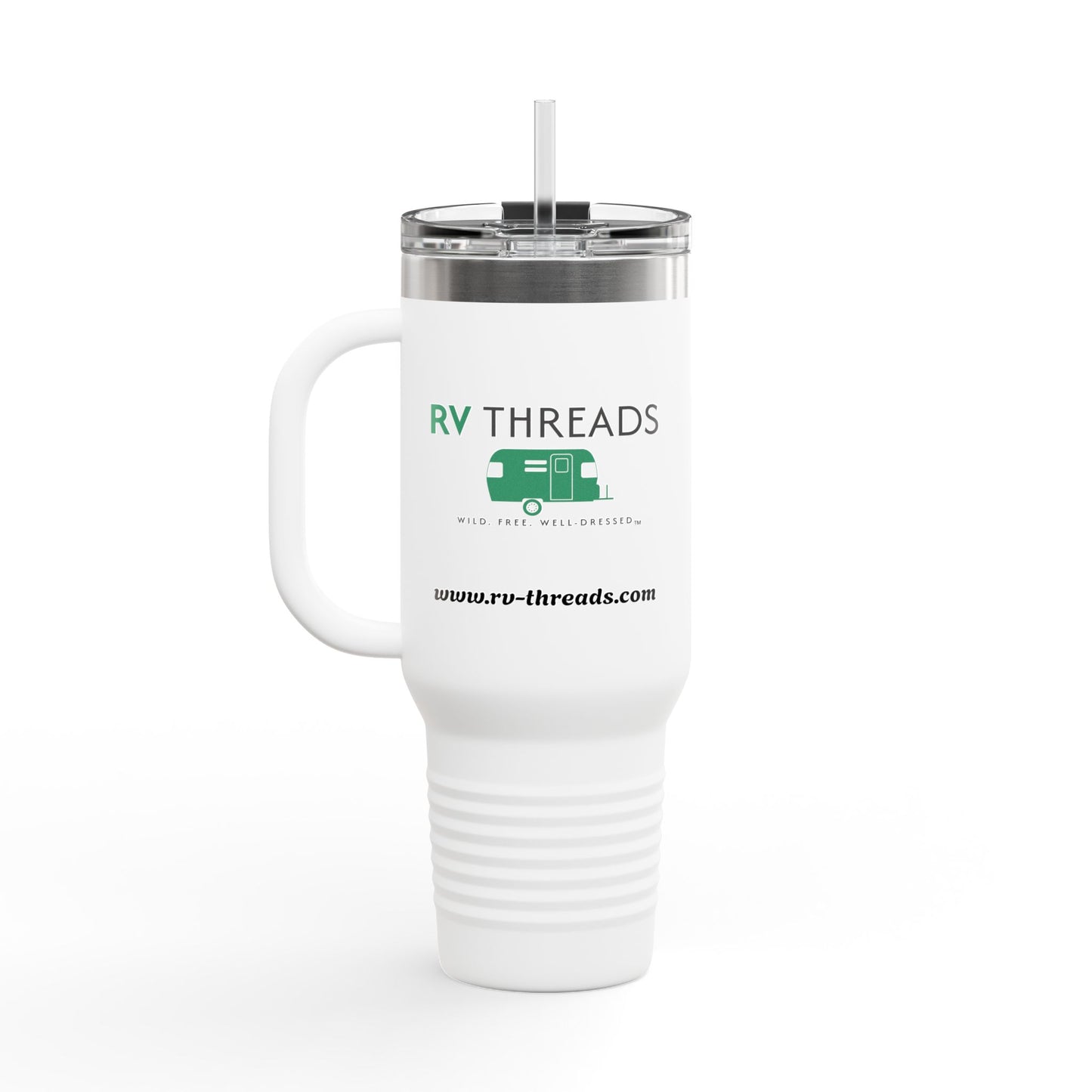 Stylish Insulated Travel Mug, Perfect for Road Trips, RV Enthusiasts, Hot & Cold Beverages, Camping Gear, Eco-Friendly Drinkware
