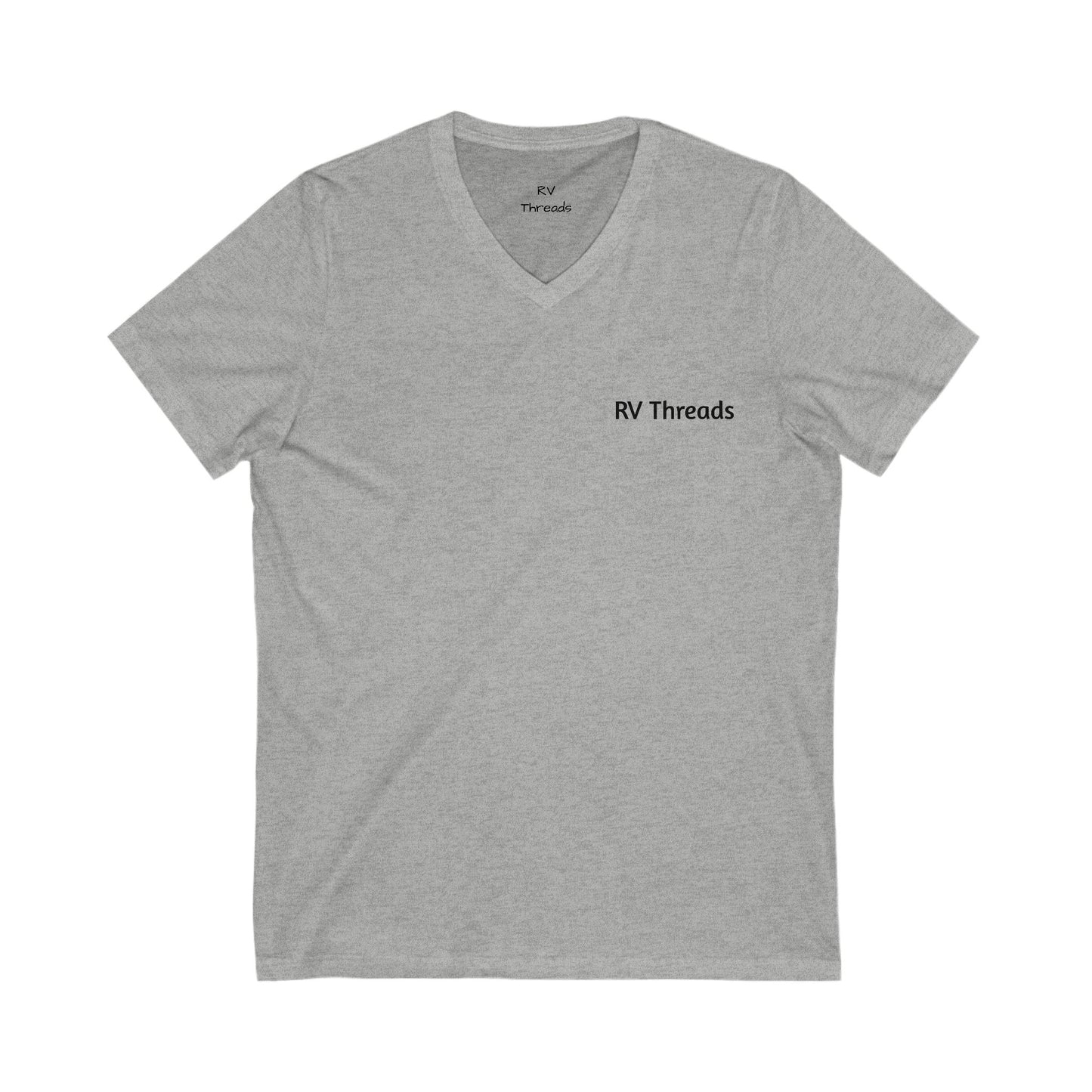 Glamping V-Neck Tee - Perfect for Campers, Outdoor Enthusiasts, Gifts, Travel, Adventuring, Nature Lovers