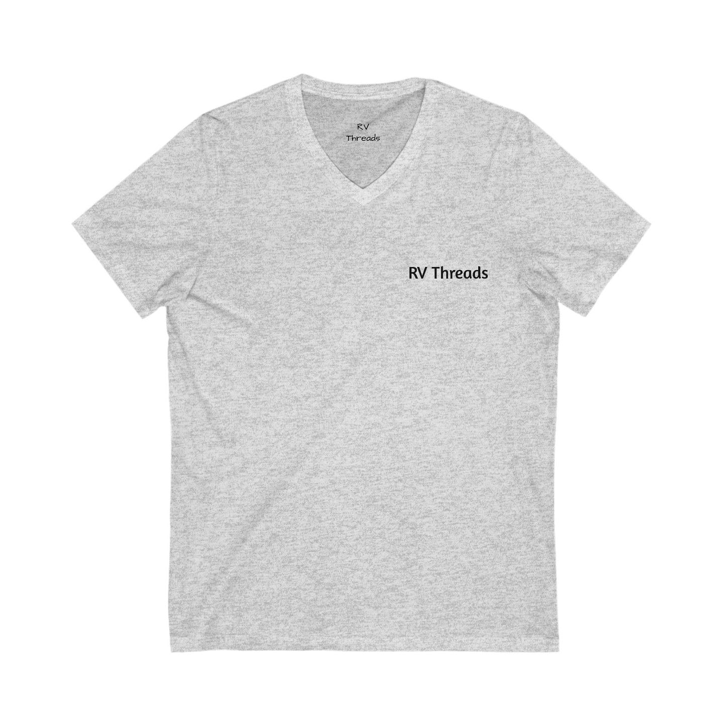 Glamping V-Neck Tee - Perfect for Campers, Outdoor Enthusiasts, Gifts, Travel, Adventuring, Nature Lovers