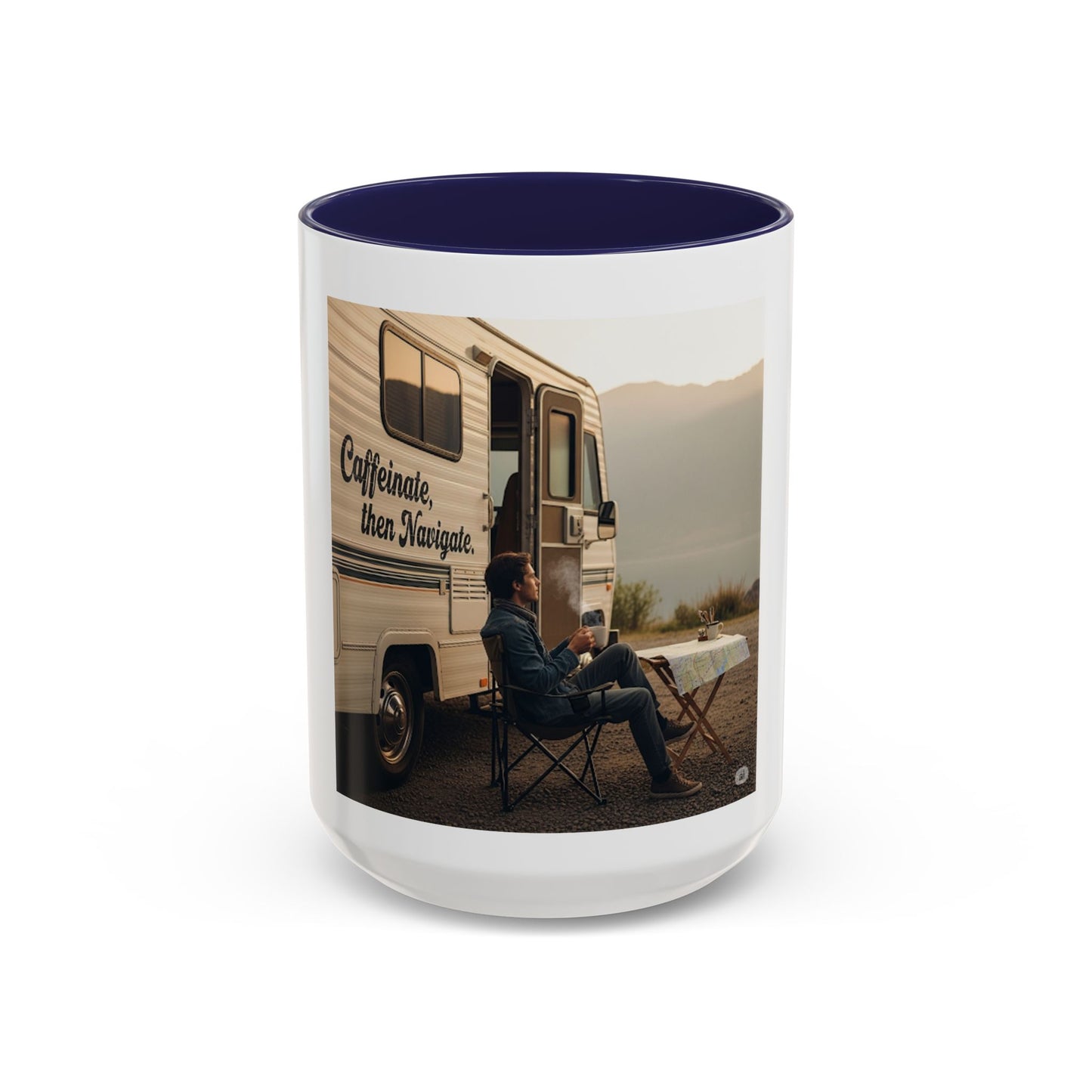 Camping Vibes Coffee Mug, Adventure Mug, Caffeine Lover Gift, Outdoor Decor, Travel Mug, RV Life Cup