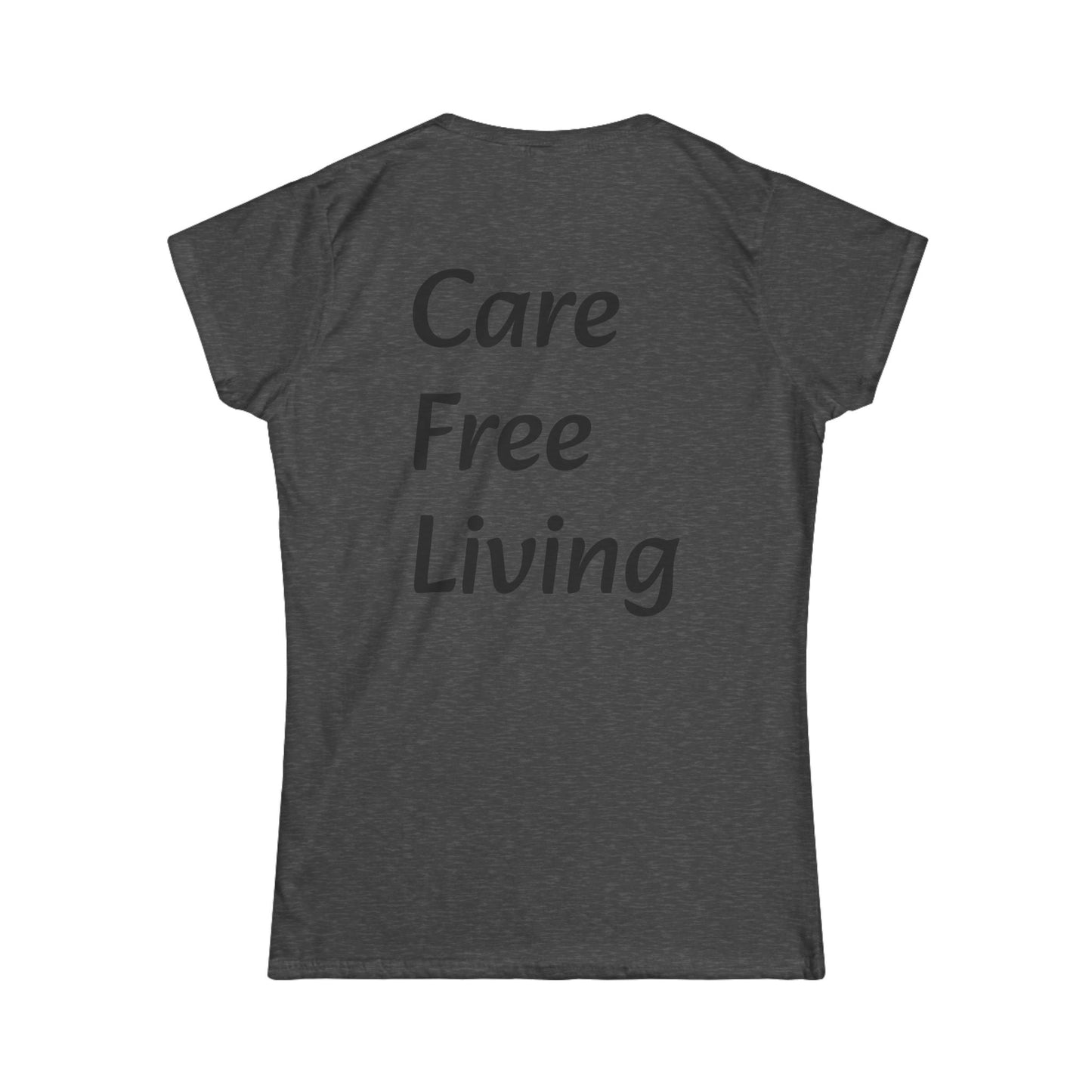 Women's Botanical Carefree Tee, Nature-Inspired Cotton Shirt, Relaxed Summer Top, Gift for Nature Lovers, Eco-Friendly Apparel