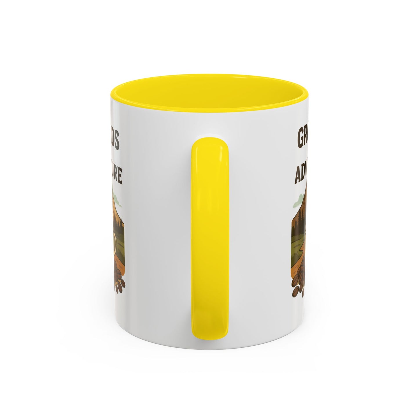 Adventurous Coffee Mug: Grounds for Adventure, Travel Mug, Camping Gift, Coffee Lover’s Present, Hiking Accessory