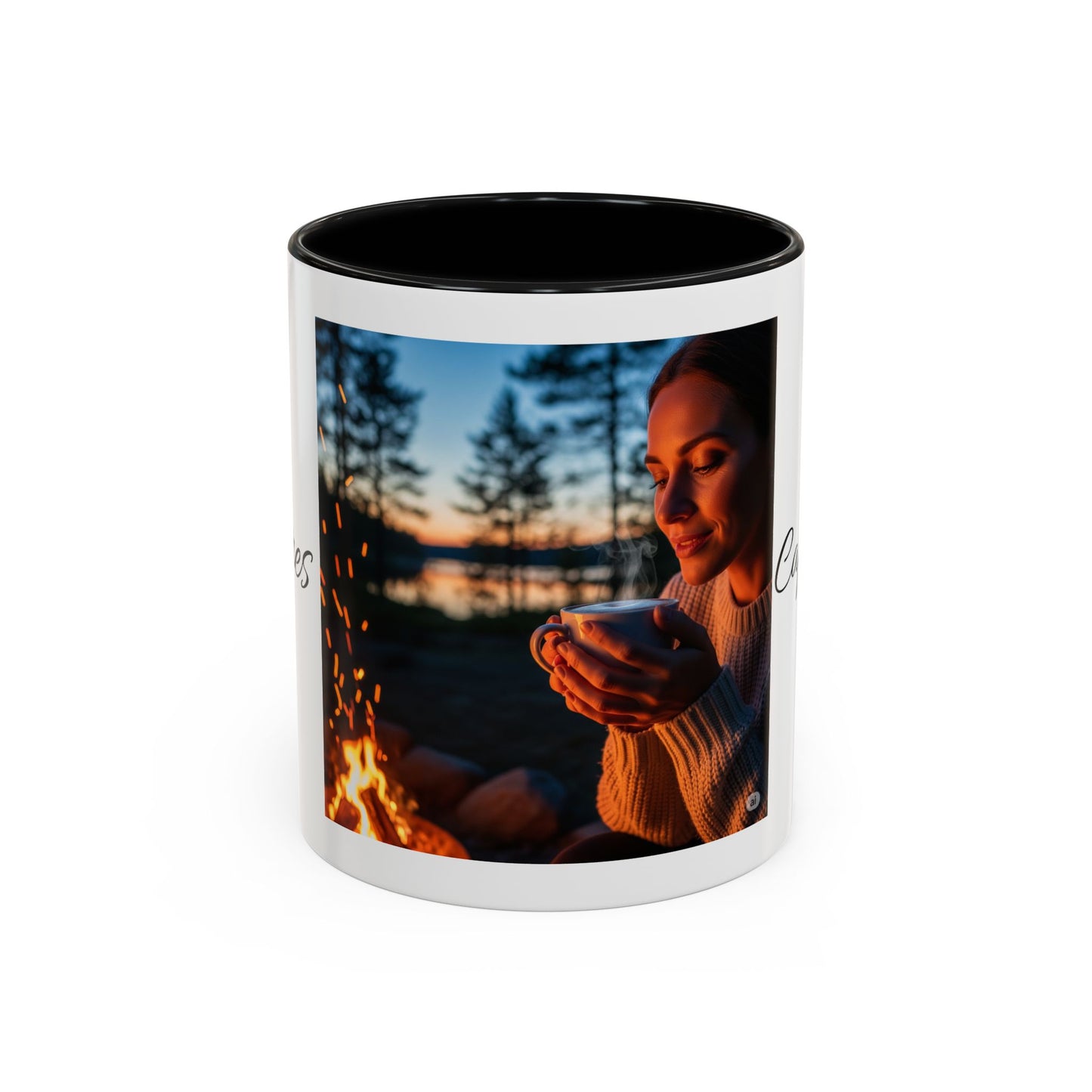 Accent Coffee Mug - Cozy Coffee Moments, Perfect for Friends and Family, Gifts for Coffee Lovers, Relaxation, and Holidays