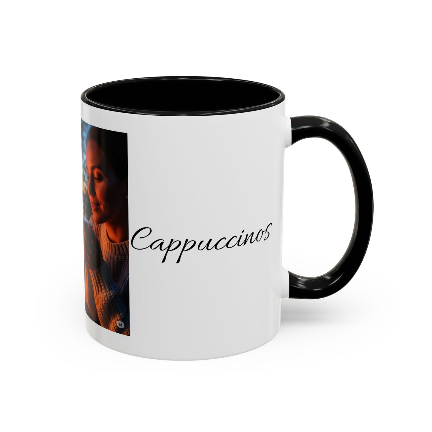 Accent Coffee Mug - Cozy Coffee Moments, Perfect for Friends and Family, Gifts for Coffee Lovers, Relaxation, and Holidays