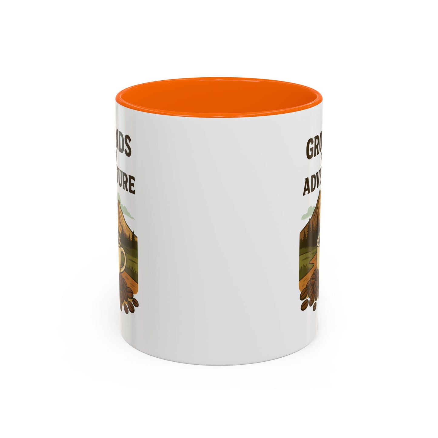 Adventurous Coffee Mug: Grounds for Adventure, Travel Mug, Camping Gift, Coffee Lover’s Present, Hiking Accessory