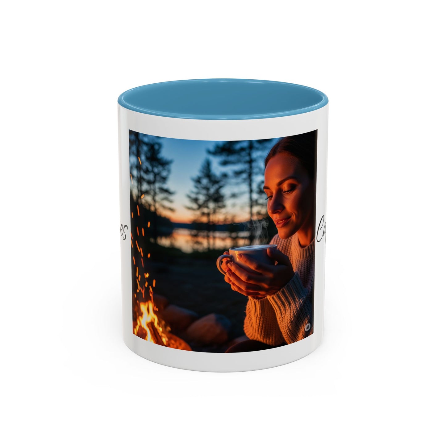 Accent Coffee Mug - Cozy Coffee Moments, Perfect for Friends and Family, Gifts for Coffee Lovers, Relaxation, and Holidays