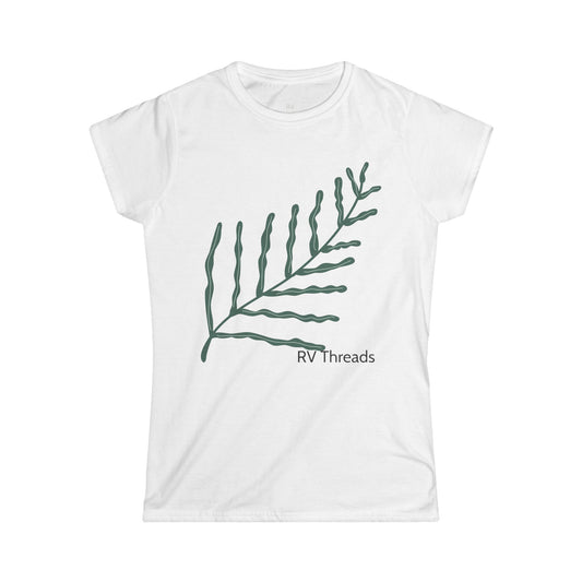 Women's Botanical Carefree Tee, Nature-Inspired Cotton Shirt, Relaxed Summer Top, Gift for Nature Lovers, Eco-Friendly Apparel