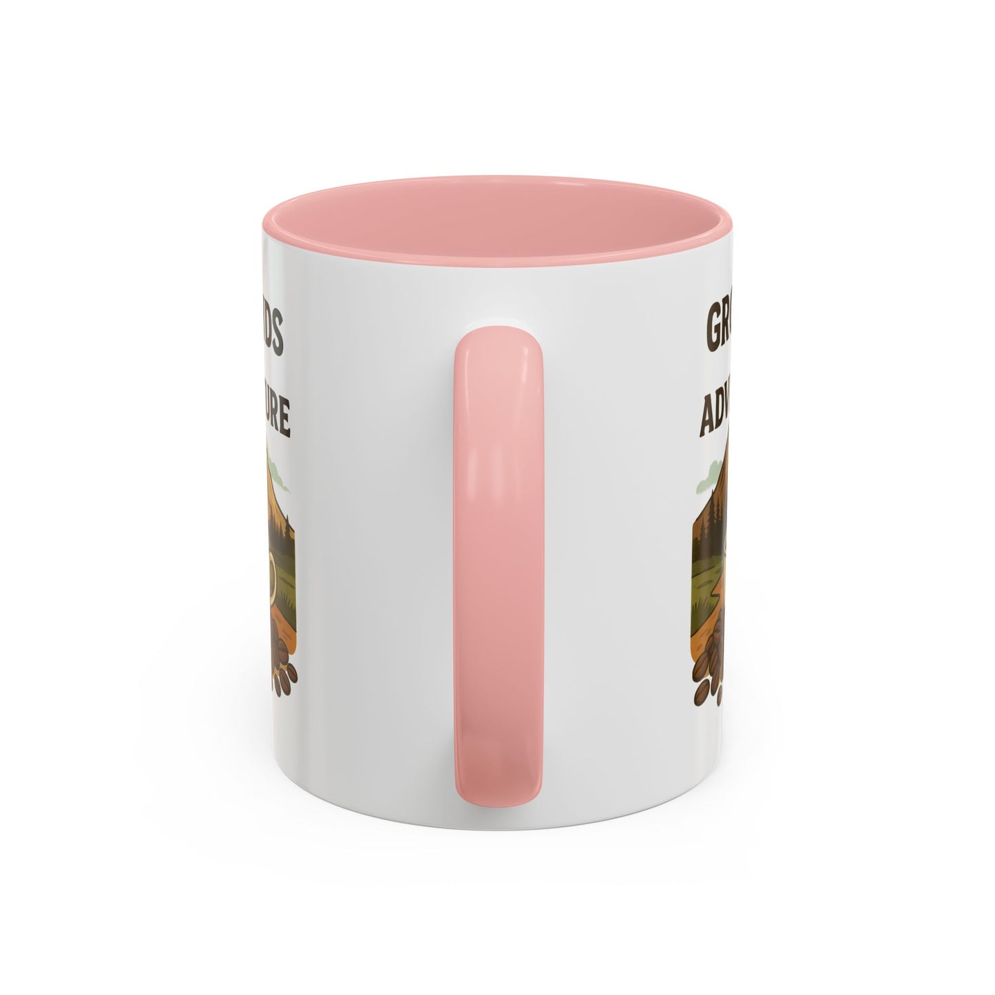 Adventurous Coffee Mug: Grounds for Adventure, Travel Mug, Camping Gift, Coffee Lover’s Present, Hiking Accessory