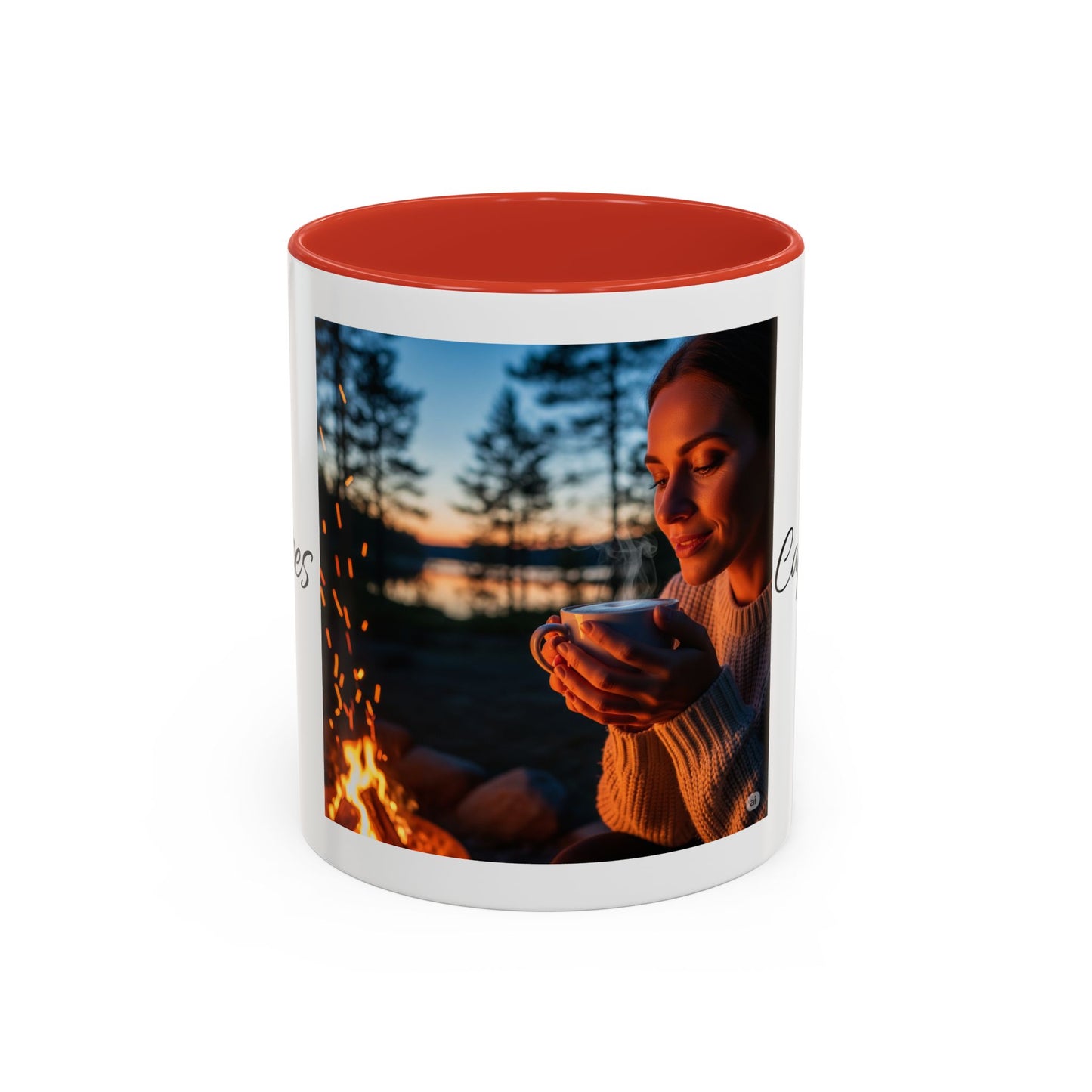 Accent Coffee Mug - Cozy Coffee Moments, Perfect for Friends and Family, Gifts for Coffee Lovers, Relaxation, and Holidays