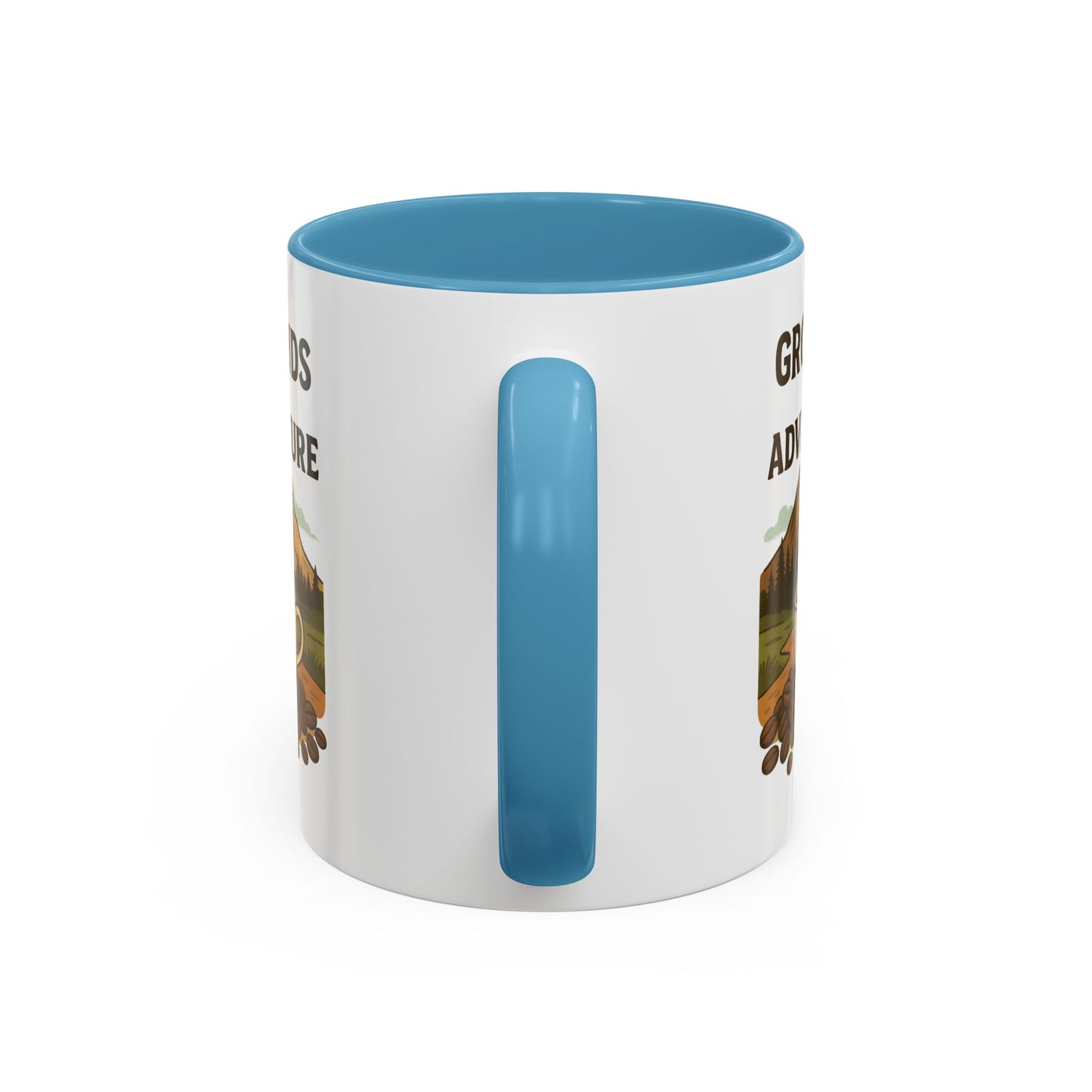 Adventurous Coffee Mug: Grounds for Adventure, Travel Mug, Camping Gift, Coffee Lover’s Present, Hiking Accessory