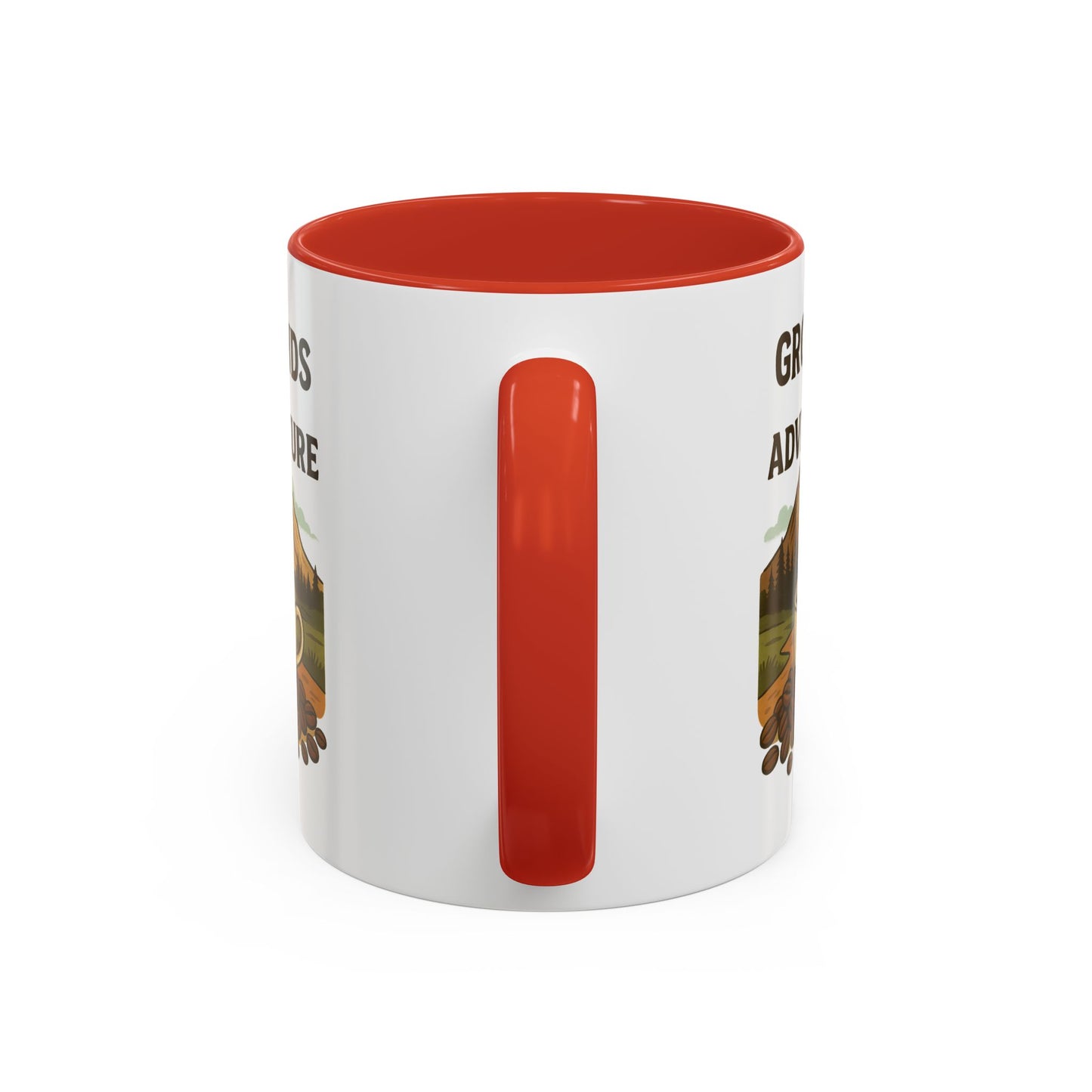 Adventurous Coffee Mug: Grounds for Adventure, Travel Mug, Camping Gift, Coffee Lover’s Present, Hiking Accessory
