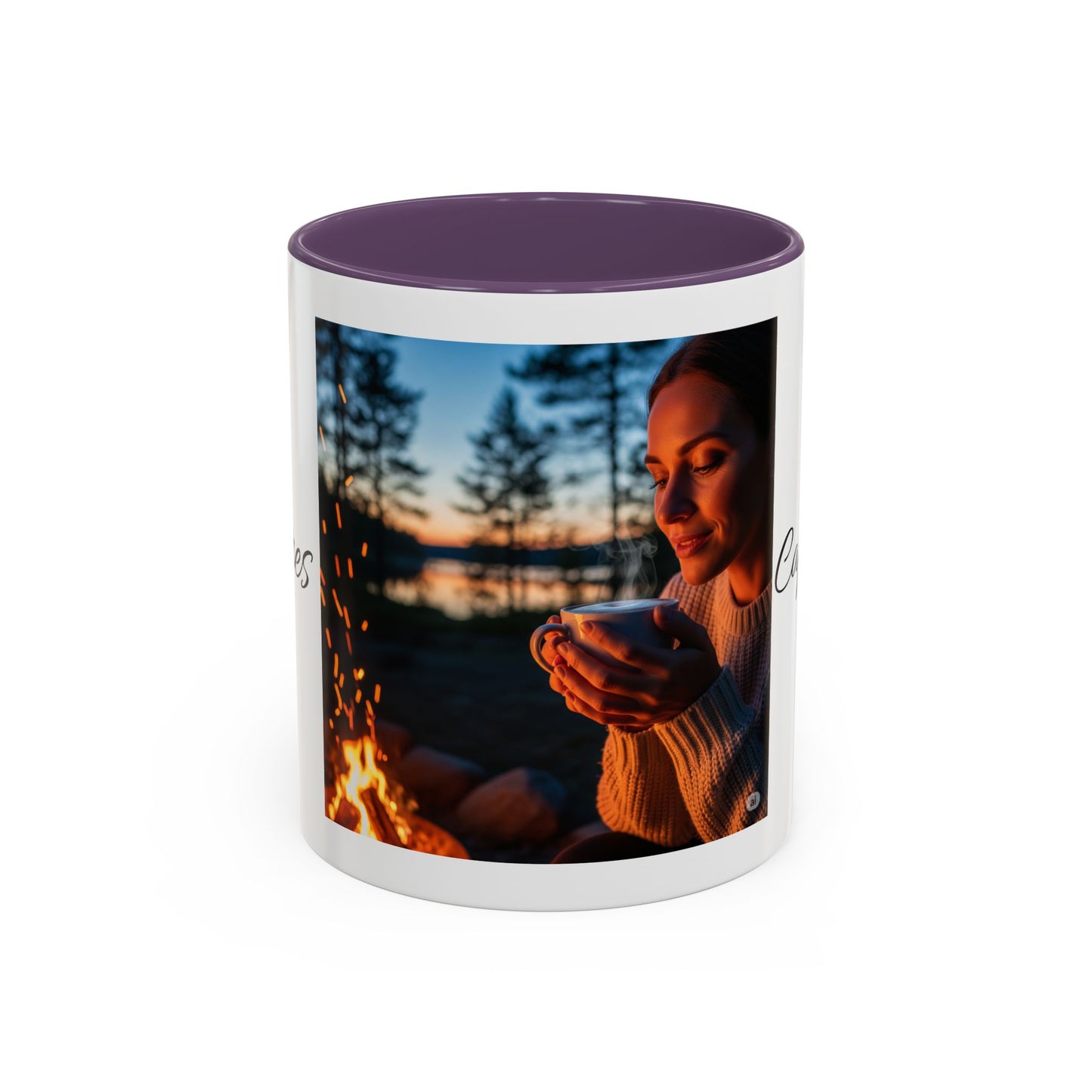 Accent Coffee Mug - Cozy Coffee Moments, Perfect for Friends and Family, Gifts for Coffee Lovers, Relaxation, and Holidays