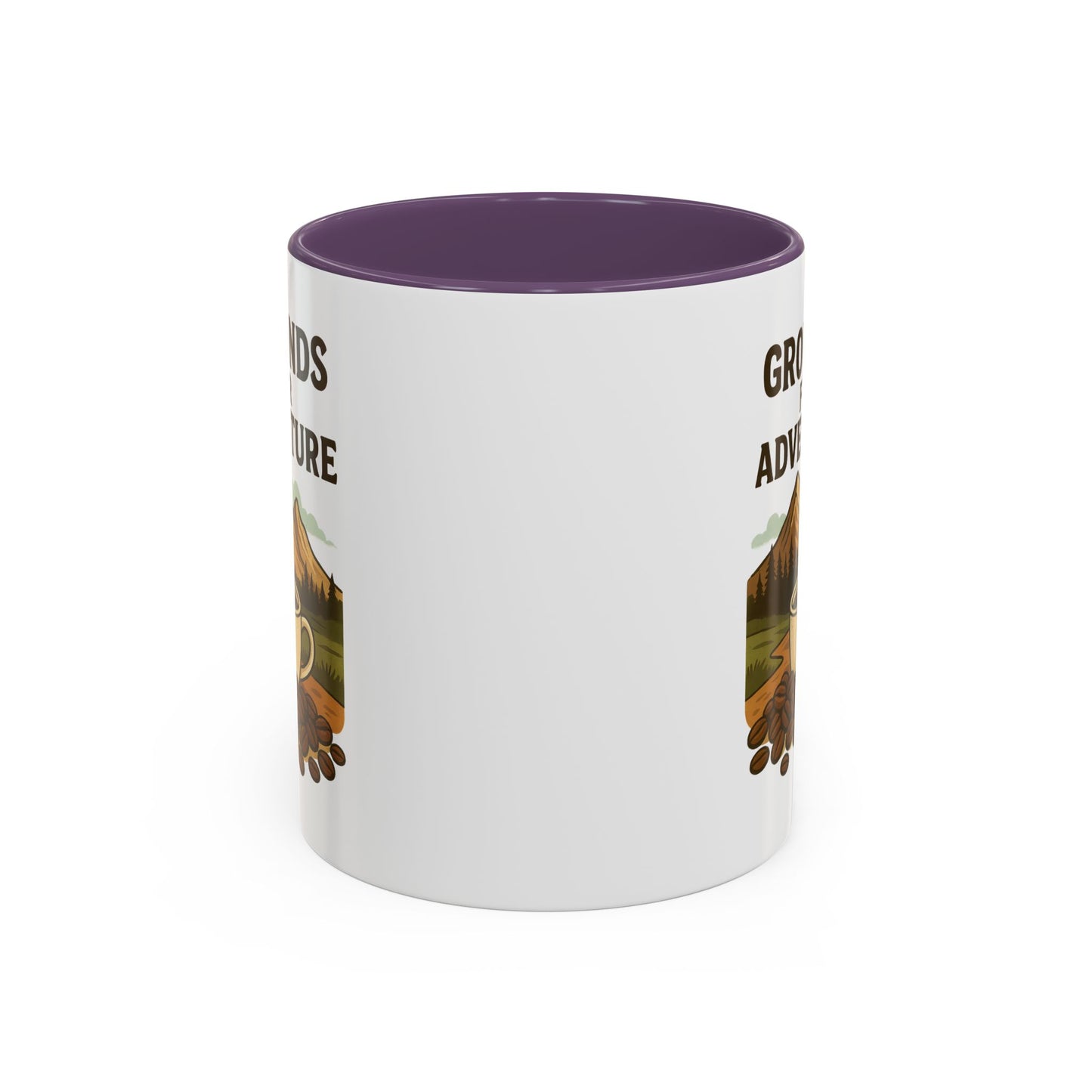 Adventurous Coffee Mug: Grounds for Adventure, Travel Mug, Camping Gift, Coffee Lover’s Present, Hiking Accessory